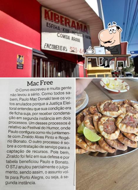 O interior do Kiberama