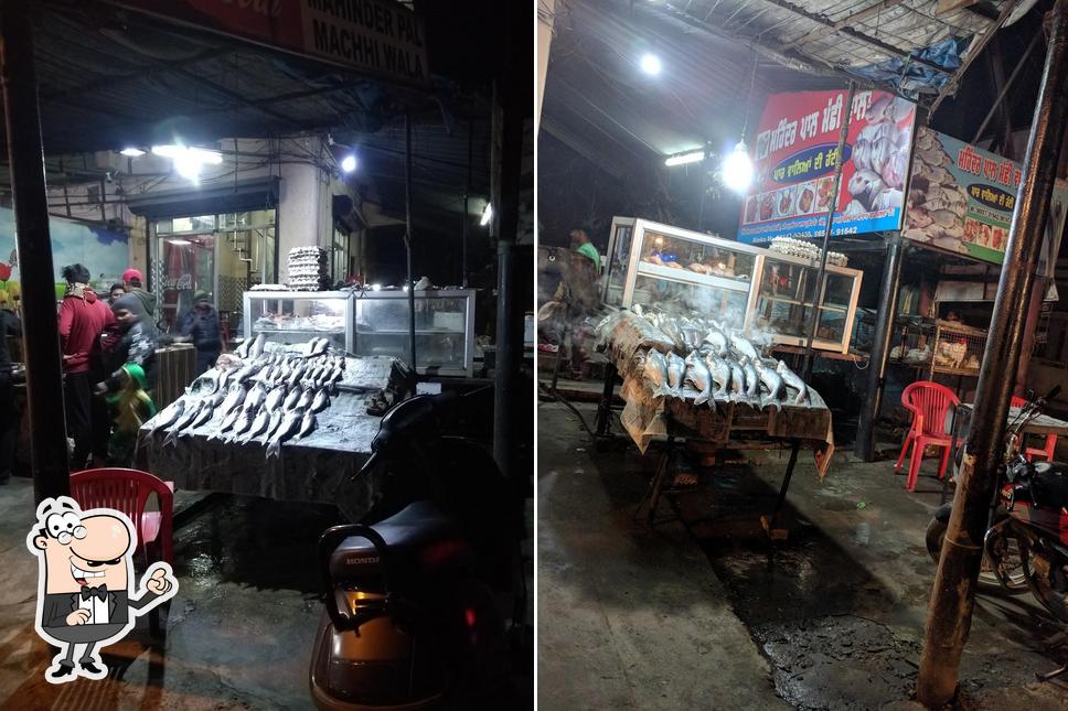 The interior of Mahinder Pal Fish Shop
