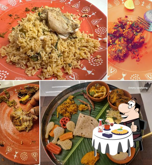 Cheese plate at Rajabhojanam