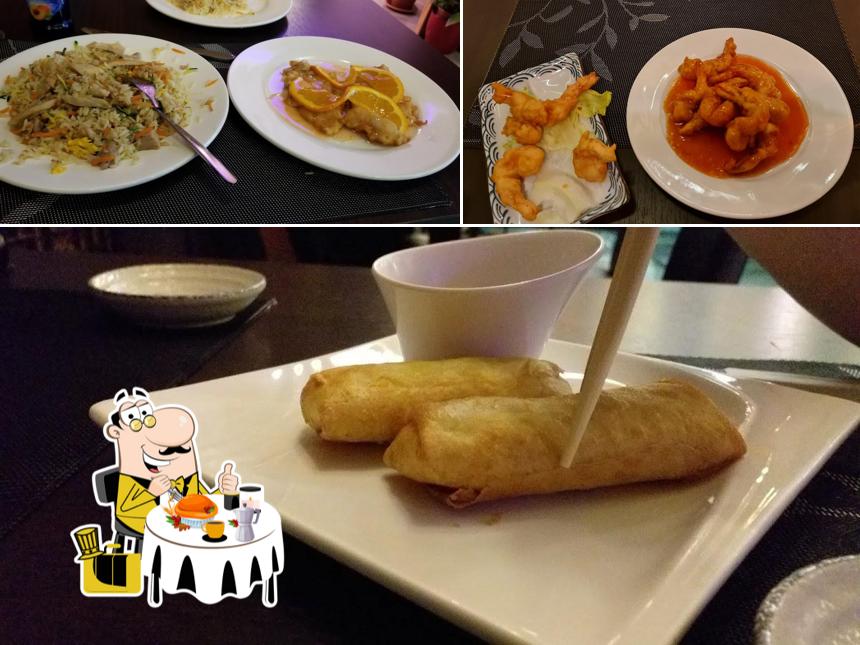 Cibo al ristorante hongkong