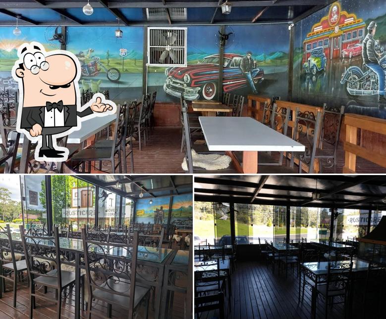 O interior do Deck da Cascata