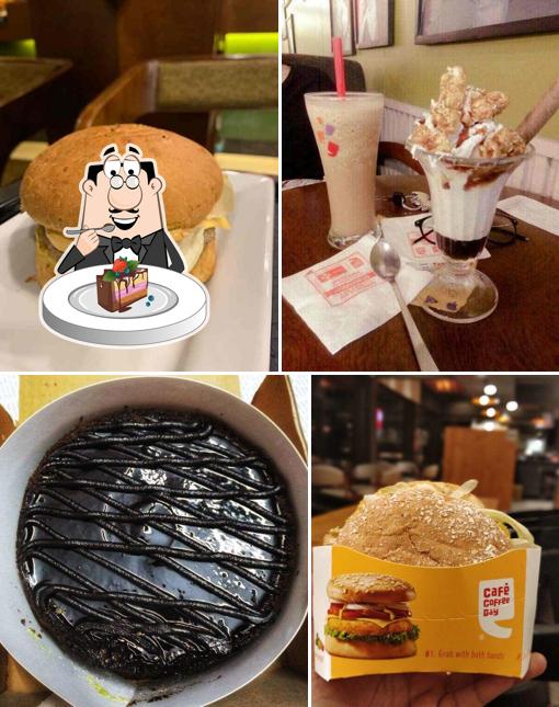 Chocolate cake at Cafe Coffee Day