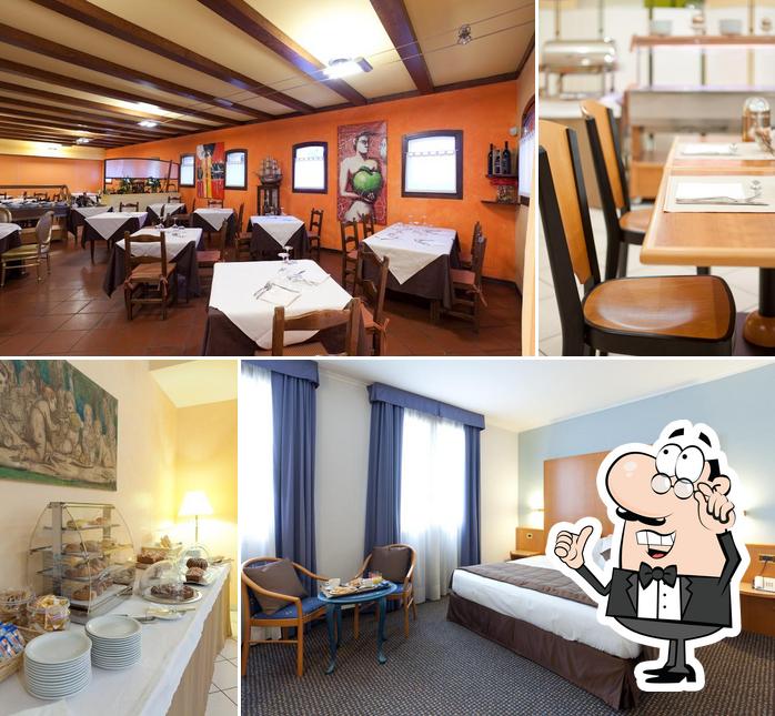 Gli interni di UNA Hotels Occhiobello