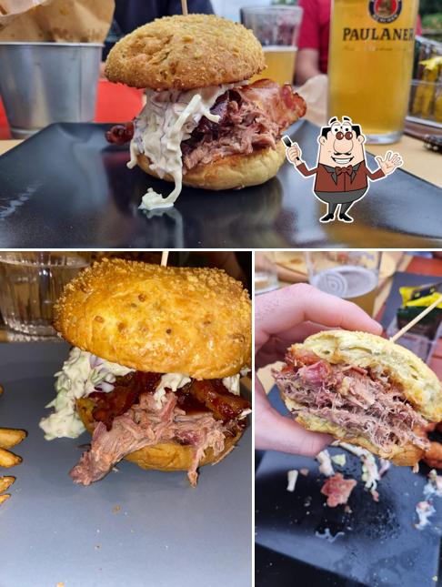 Panino con maiale stirato al On The Road Santorso