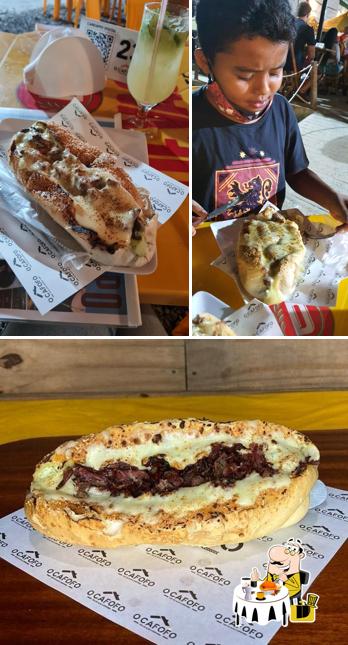 Comida em Pão de alho do Japi (antigo O Cafofo)