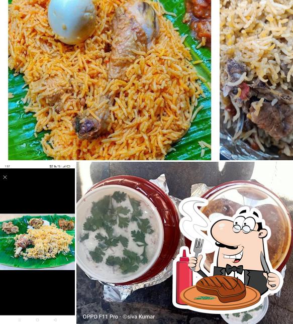 RAAT KHANA NIKKAH BIRIYANI AND CATERING offers meat dishes