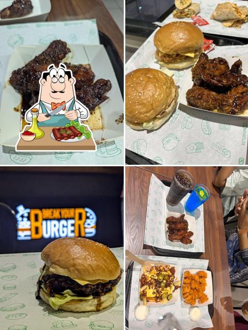 Baby back ribs at Break Your Burger