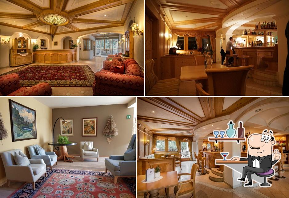 Gli interni di Hotel Diamant