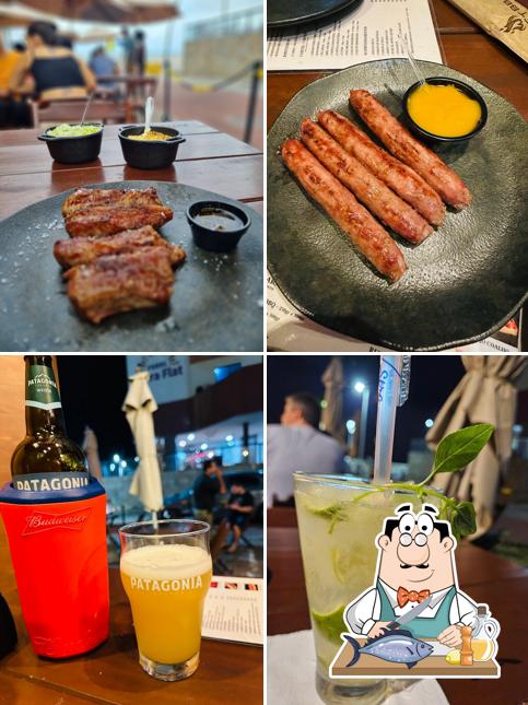 Salmão grelhado em Street Bbq