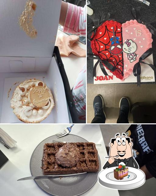 Chocolate cake at Wolkano Creamery