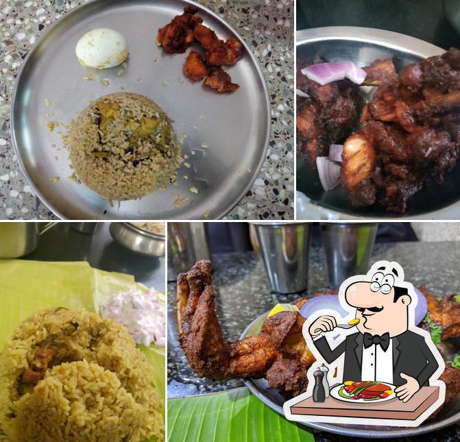 Food at Kovai Biriyani Hotel