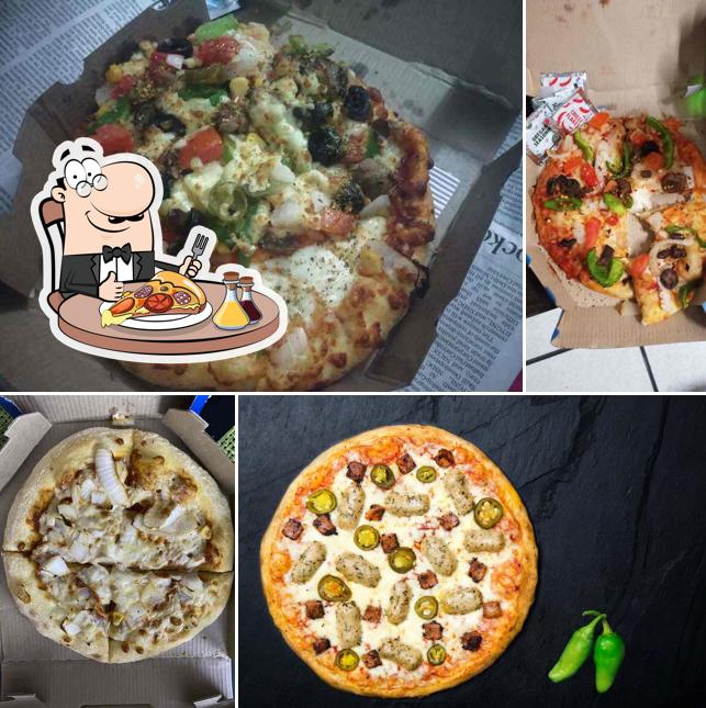 Get pizza at Domino's Pizza