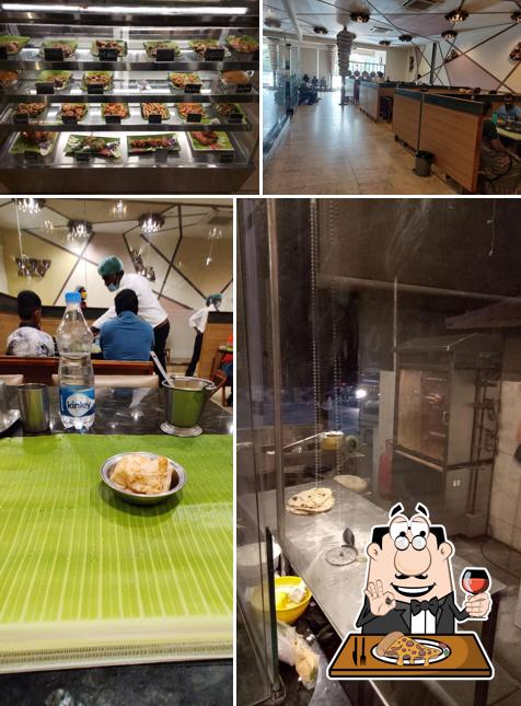 Get pizza at Hotel Sri Surya