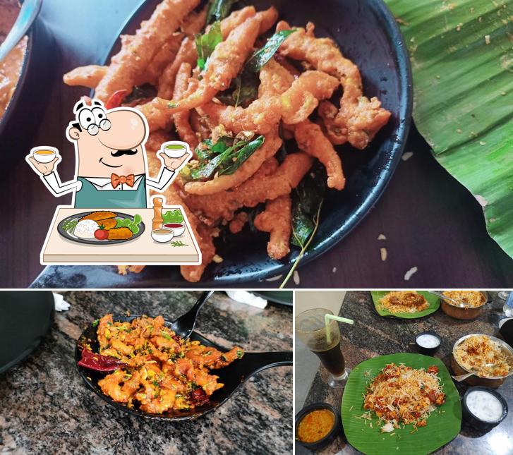 Fried calamari at Andhra Spice