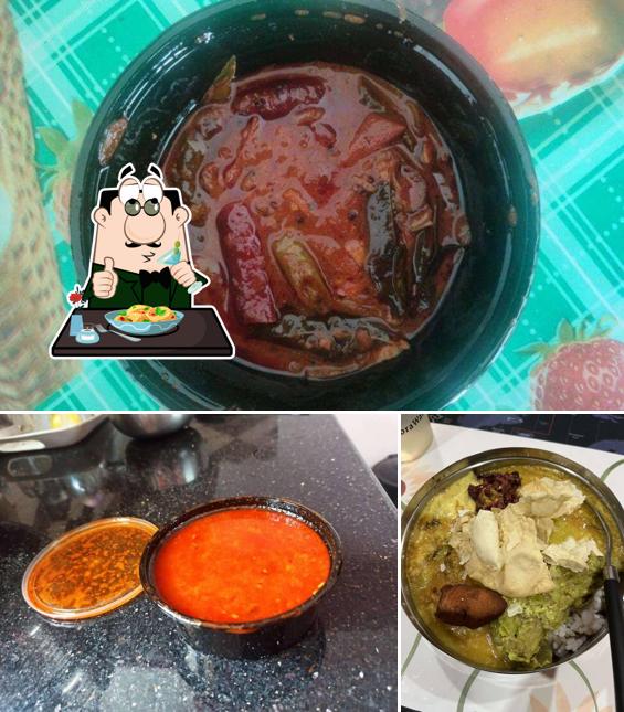 The restaurant's food and beverage