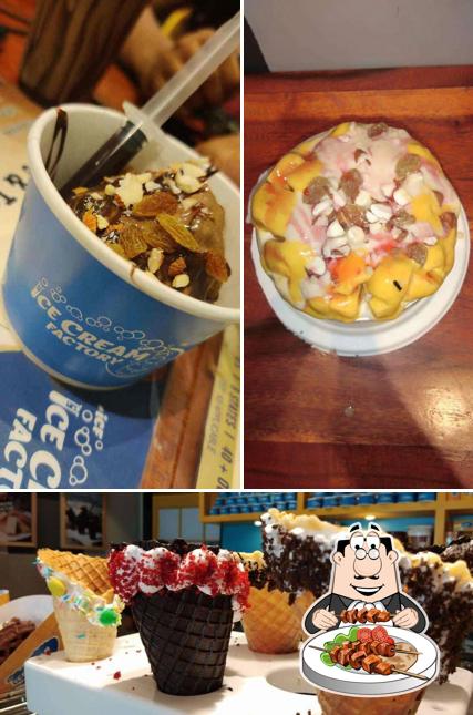 Food at Ice Cream Factory & Shahi Darbar