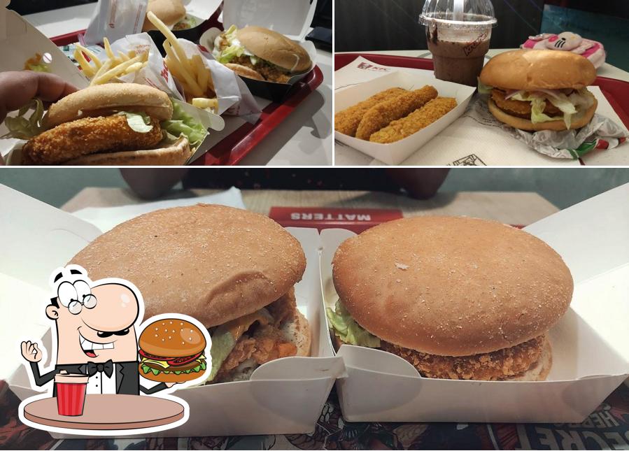 KFC’s burgers will suit different tastes