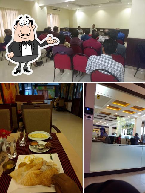 The interior of Daan Orchid Residency