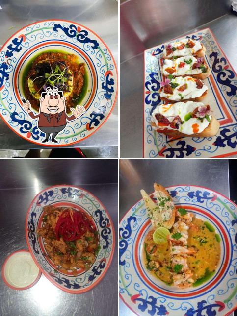 Ceviche at Slique beach club Goa