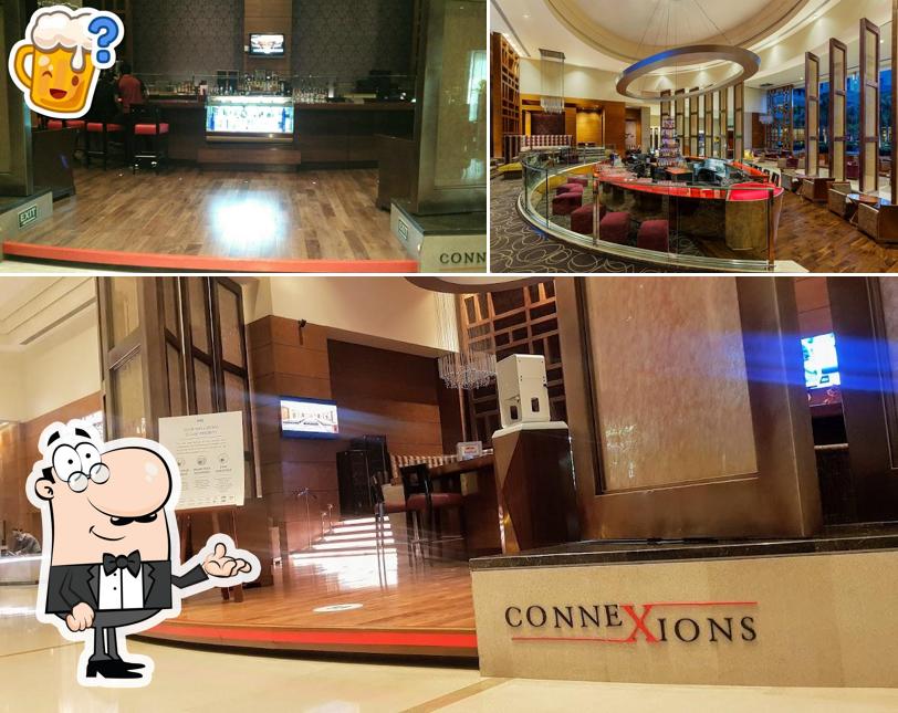 The interior of Connexions - Crowne Plaza