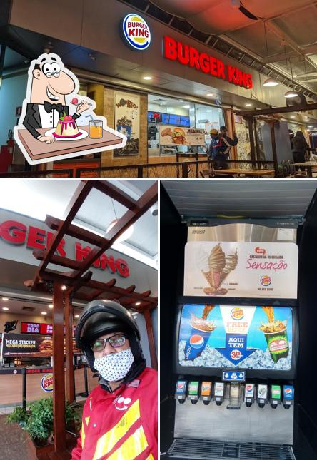 Burger King serve uma variedade de pratos doces