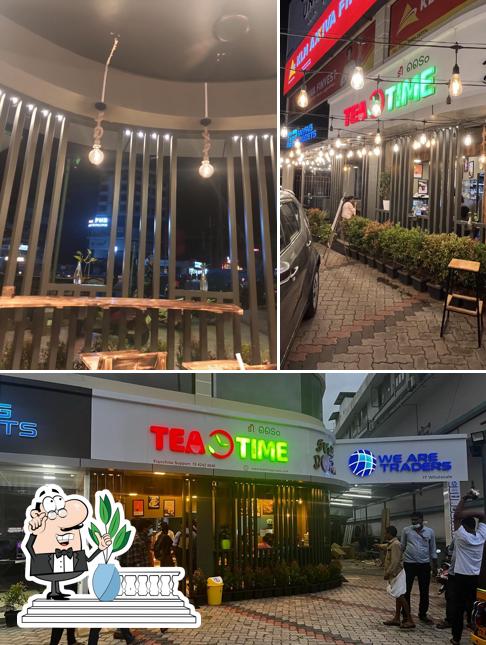 The exterior of Tea Time Thrissur(West Fort)