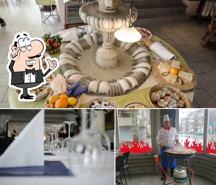 Gli interni di Hotel Drei Rosen