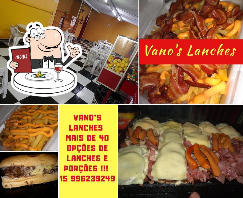Comida em Vano's Lanches