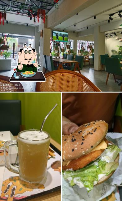 Among different things one can find food and interior at Lord Petrick Coffee & Burger-Adajan Patiya