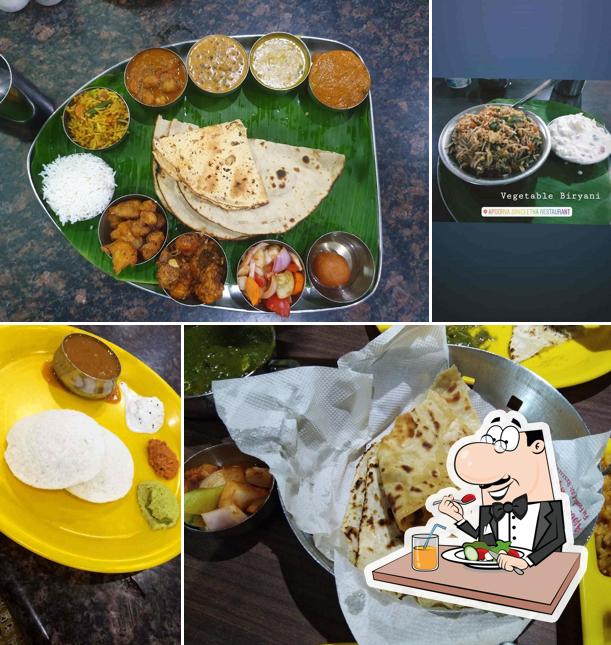 Meals at SVR Sangeetha Veg Restaurant எஸ்விஆர் சங்கீதா சைவ உணவகம்