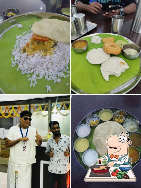 Chicken curry at Bhavan's VEGETARIAN HOTEL