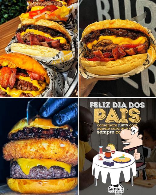 Hambúrguer em Quexo's Burger