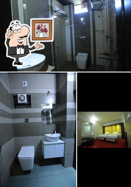 The interior of Hotel City Palace