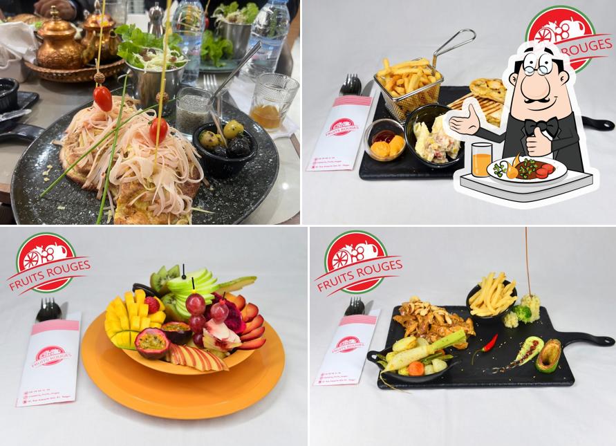 Nourriture à Crémerie Fruits Rouges