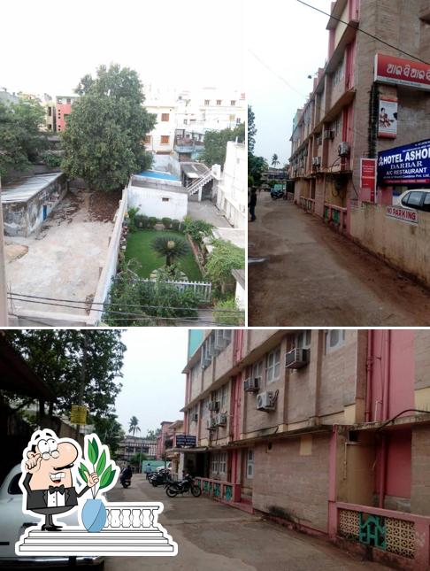 The exterior of Hotel Ashoka