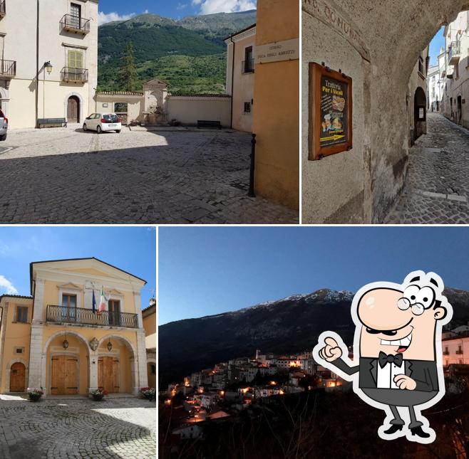 Gli esterni costituiscono una caratteristica importante di Per I Vicoli