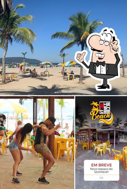 O interior do Hashtag Beach