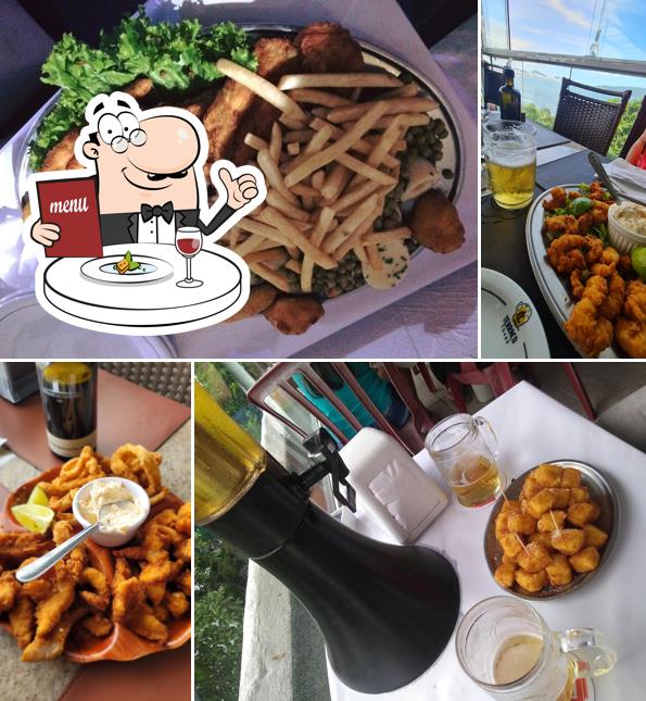 Tempura de camarão em Terraço Chopp