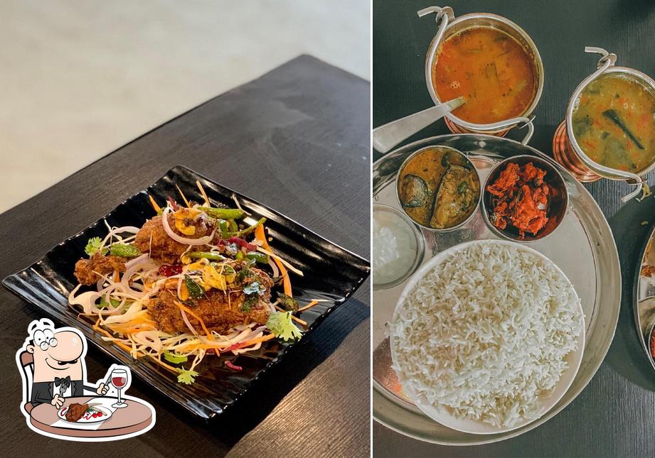 The Mahi's Kitchen serves meat dishes