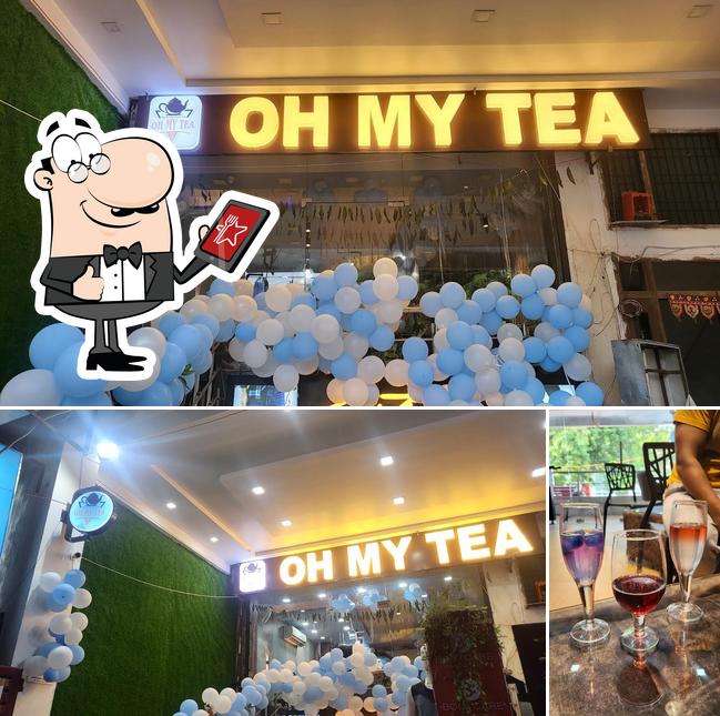 The exterior of Oh My Tea- OMT