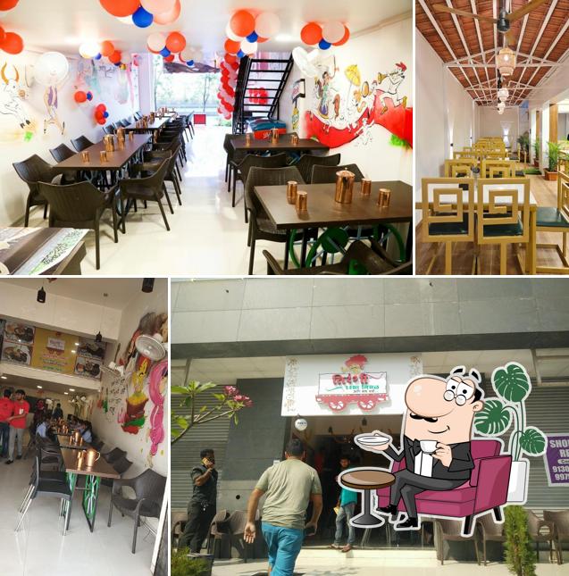 The interior of Hotel Morya Pure Veg Ravet Best Misal in Pune