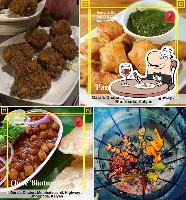 Food at Dara's Dhaba