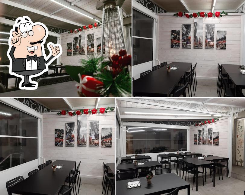 Gli interni di Pizzeria del Vicolo