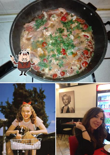 Questa è la immagine che presenta la cibo e interni di Ristorante Marilyn