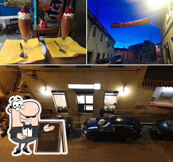 La foto della esterno e bevanda di Pizzeria Arcobaleno