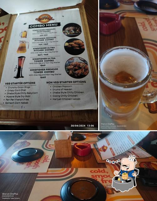 The image of food and beverage at Beer Tapper Rooftop Pub Beer Pub Family Resto Pub