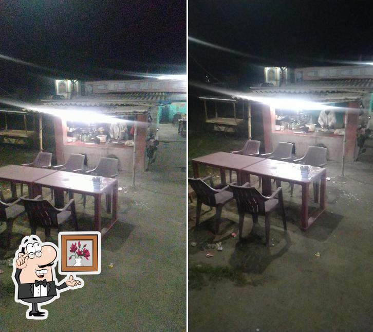 The interior of Baba Hotel, Sonpur