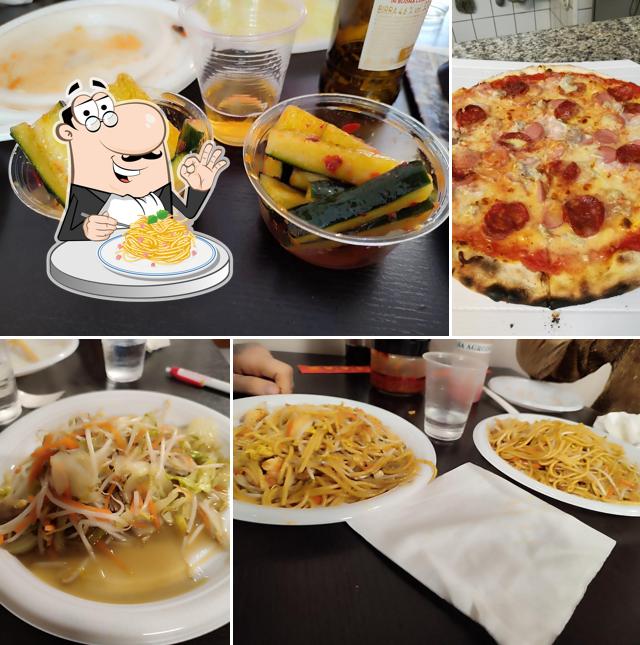 Spaghetti alla carbonara al Rosticceria Han