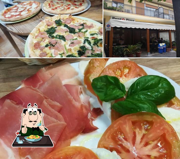 Tra le diverse cose da Pizzeria Punto Pizza si possono trovare la cibo e esterno