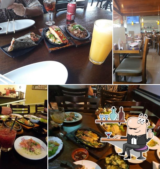 O interior do SUSHI PATRIARCA